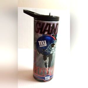 New York Giants Tumbler with Helmet Design Stainless Steel 20 Oz NWOT
